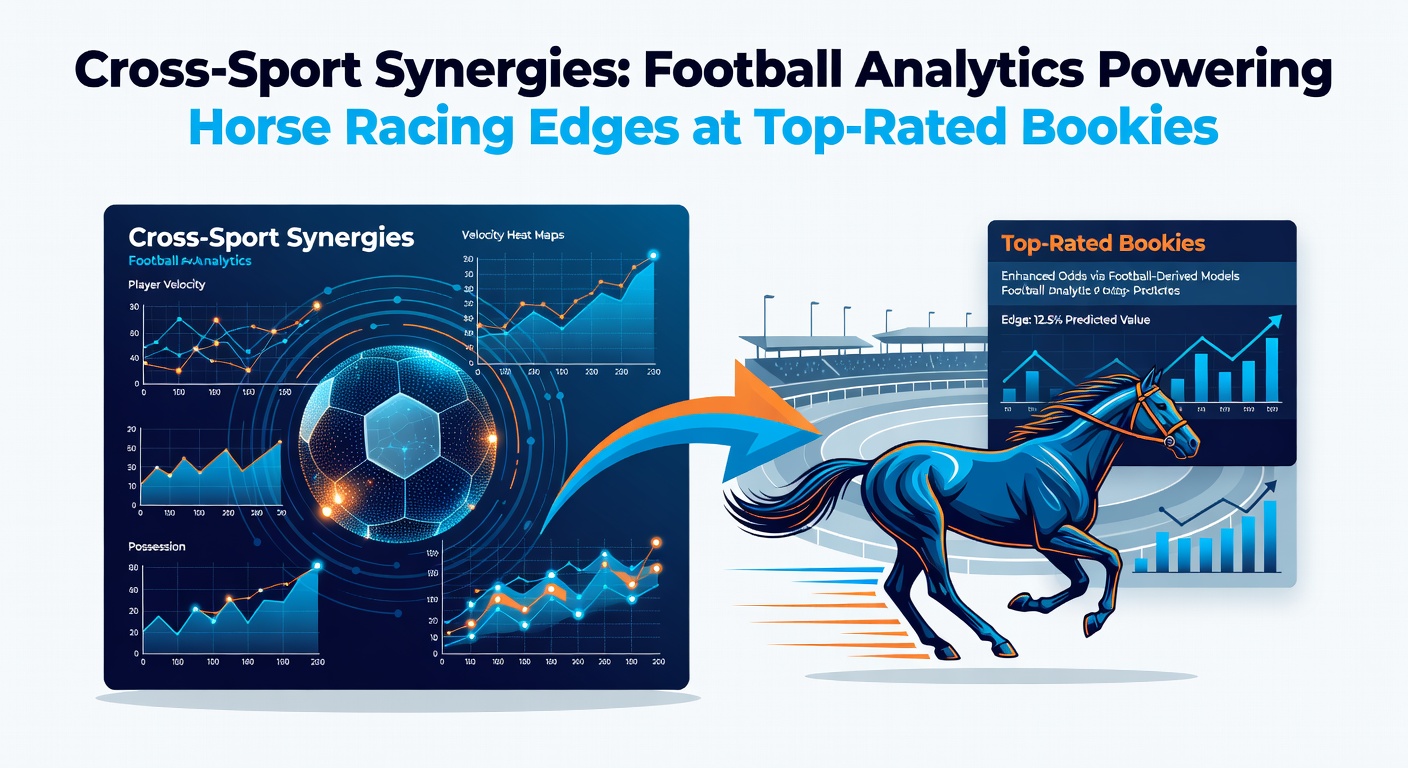 Digital dashboard displaying soccer expected goals metrics overlaid on a horse racing form chart, highlighting analytical synergies in betting interfaces at top bookmakers