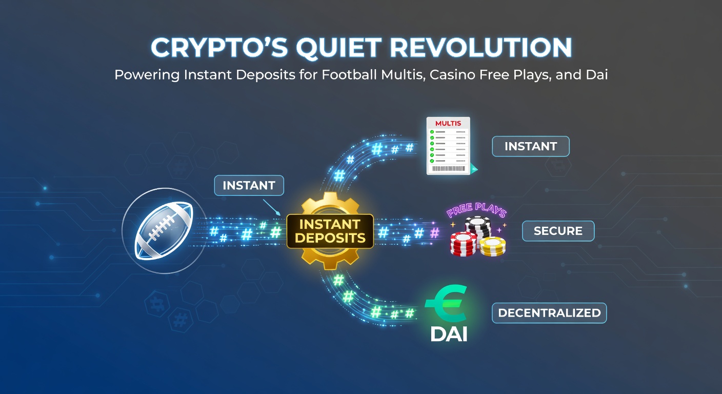 Smartphone screen showing a football accumulator bet slip funded via crypto, with real-time odds updating mid-match