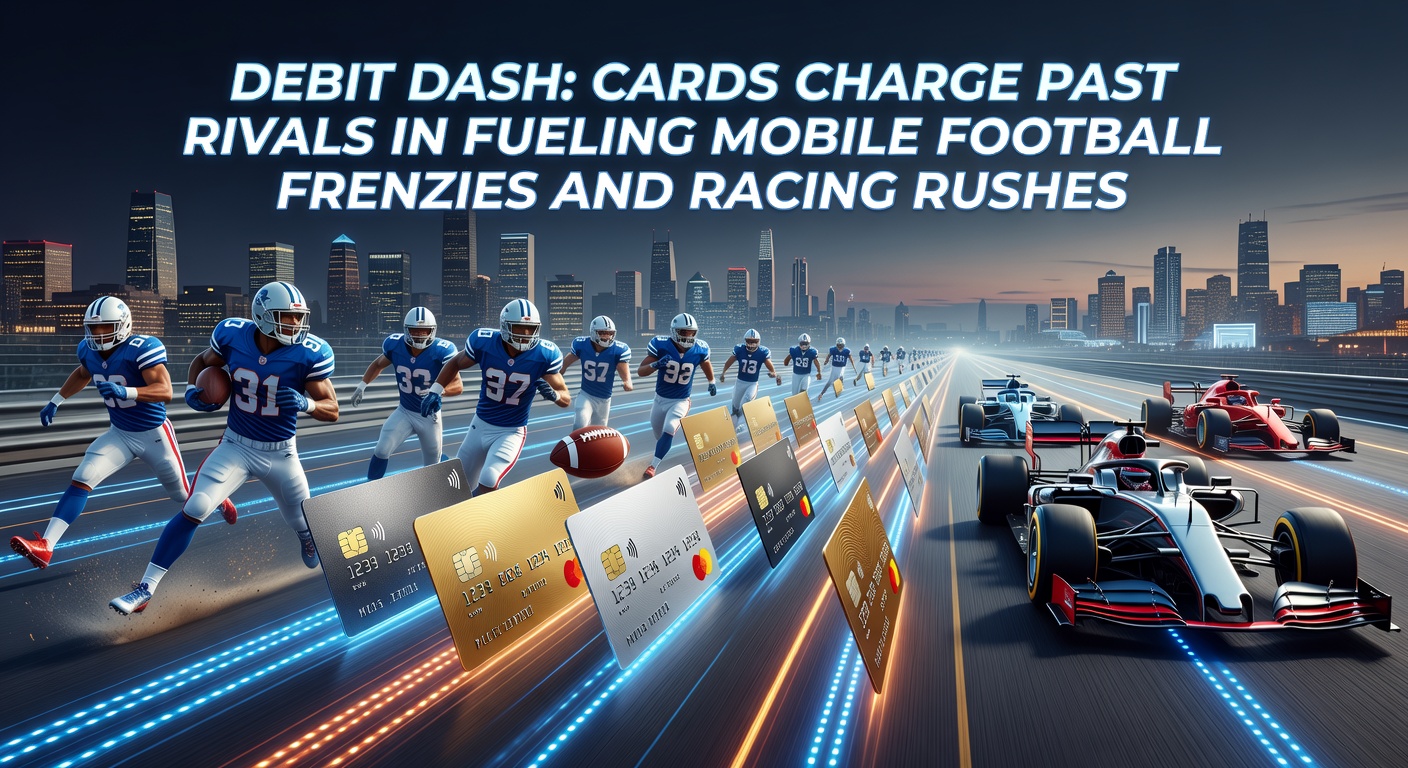 Mobile betting app screen showing debit card deposit options during a live football match, with racing odds in the background