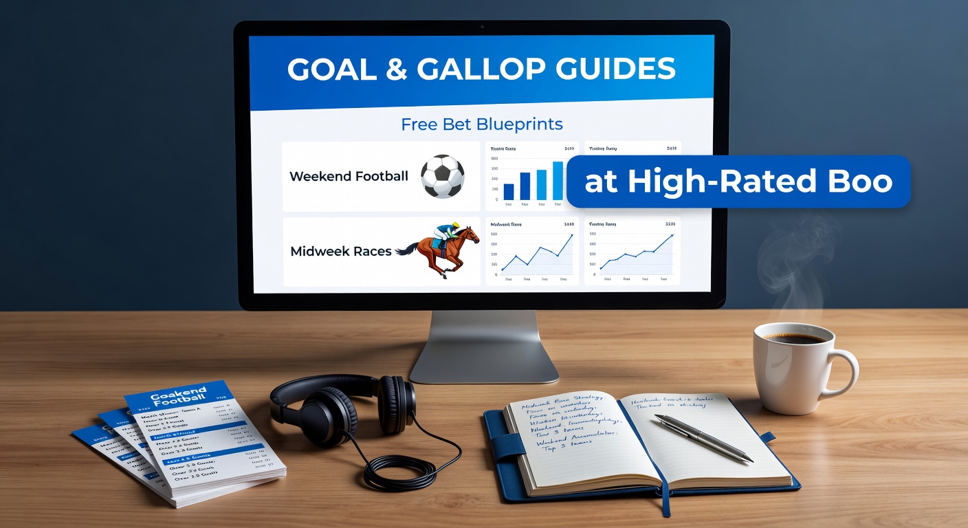 Detailed gallop guide infographic showing midweek horse race selections, free bet triggers, and payout simulations at high-rated UK bookmakers